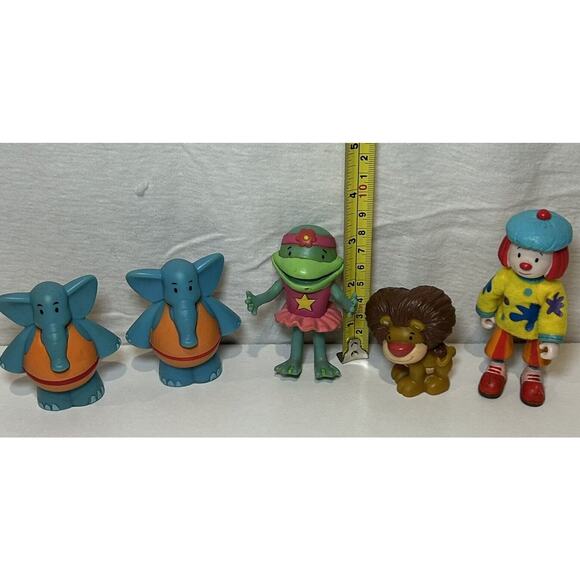 Disney JoJo's Circus Lot Of 5 Jojo Clown Goliath Lion Croaky Dinky PVC Figure - Picture 1 of 7